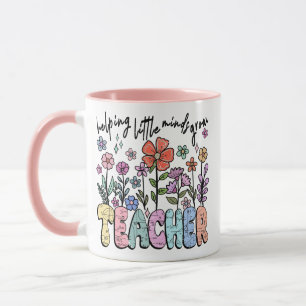 Colorful "Helping Little Minds Grow" Mug
