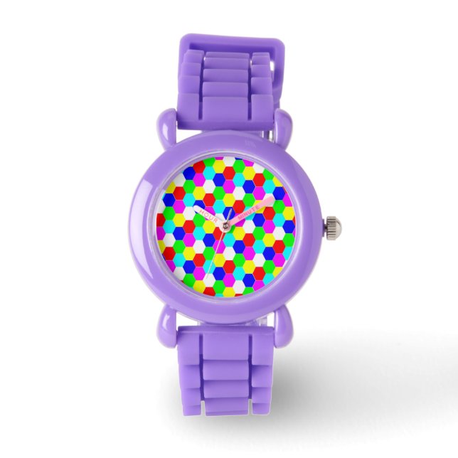 COLORFUL HEXAGONS WATCH (Front)