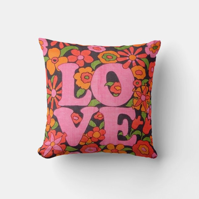 Colorful Hippie Design Cushion (Front)