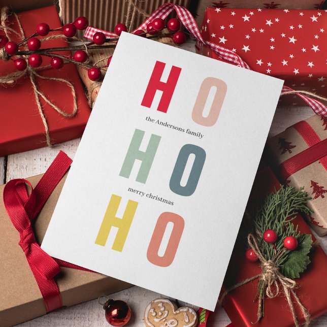 Colorful HOHOHO Christmas | Happy Holidays (Creator Uploaded)