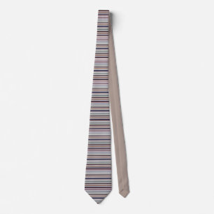 Colorful horizontal strips tie