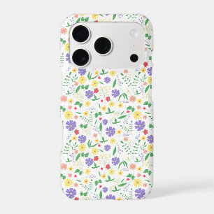 Colorful Illustrated Pattern Flowers