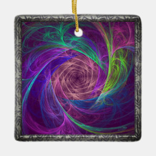 Colorful Infinity Ceramic Ornament