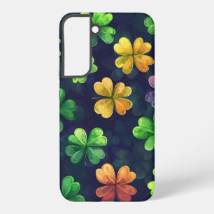 COLORFUL IRISH CELTIC SHAMROCKS SAMSUNG GALAXY CASE