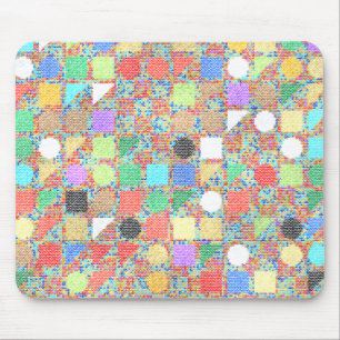 Colorful Jackuard Knitting Pattern Mouse Pad