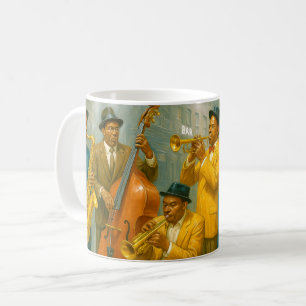 Colorful Jazz Street Energy Coffee Mug