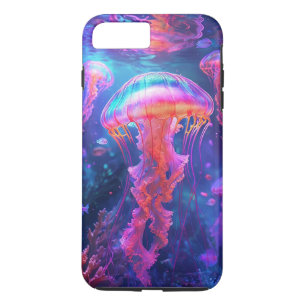 Colorful Jellyfish Phone Case 