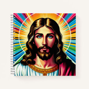 Colorful Jesus notebook! Notebook