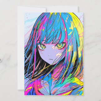 Colorful JK | Sushi Girl GenerativeAI - Download O Invitation
