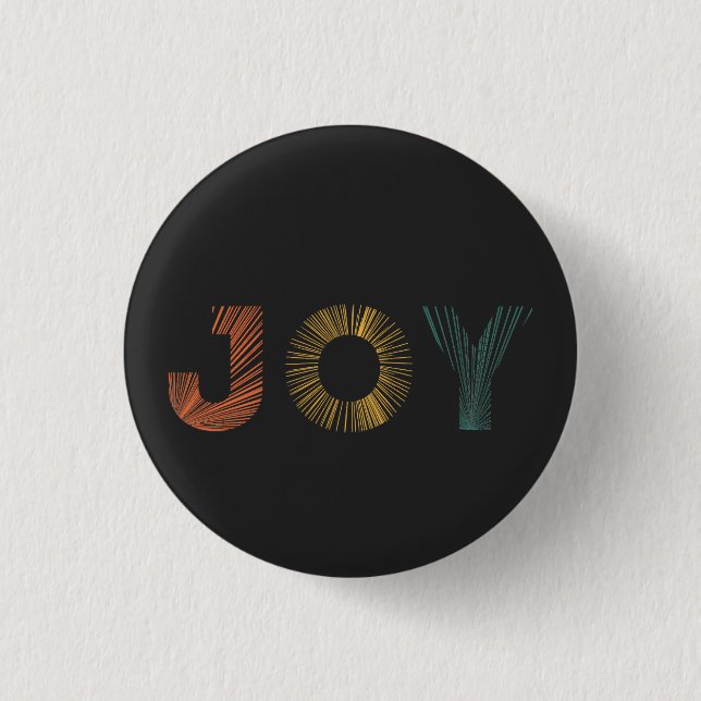 Colorful Joy 3 Cm Round Badge (Front)