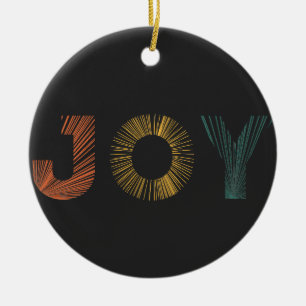 Colorful Joy Ceramic Ornament