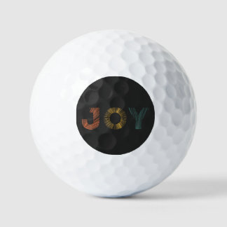 Colorful Joy Golf Balls