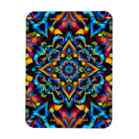 Colorful Kaleidoscope Mandala Design Mug, Pillow