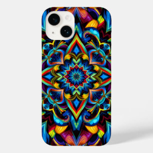 Colorful Kaleidoscope Mandala iPhone 14 Funda Case-Mate iPhone 14 Case