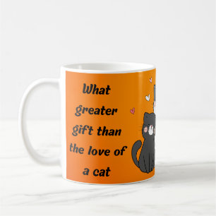 Colorful Kawaii cute Cat Pattern for Cat Lovers Co Coffee Mug