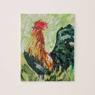 Colorful Keith the RoosterRooster Jigsaw Puzzle