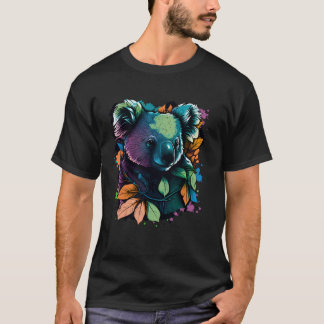 Colorful Koala Cute Bear T-Shirt