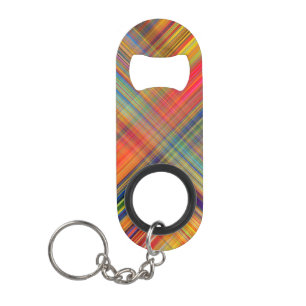 Colorful Kriss Kross Pattern Plaid
