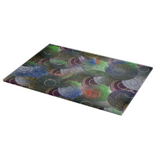 Colorful Lawn Bowls Decoupage, Cutting Board