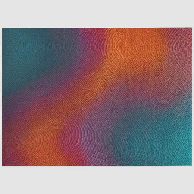 Colorful Leather Art Tissue Paper (Front)