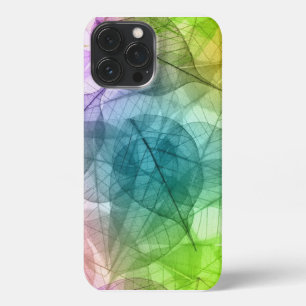 Colorful Leaves Abstract Pattern  iPhone 13 Pro Max Case