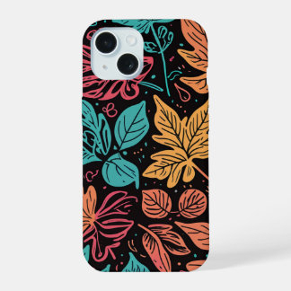 Colorful Leaves iPhone case
