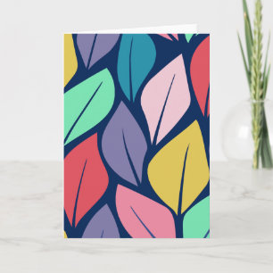 Colorful Leaves Nature Card