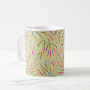 Colorful Leaves Pattern Coffee Mug