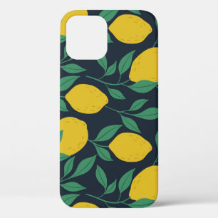Colorful Lemons: Hand Drawn Vibrance. iPhone 12 Case