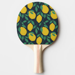 Colorful Lemons: Hand Drawn Vibrance. Ping Pong Paddle