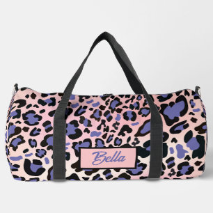 Colorful Leopard Pattern Duffle Bag