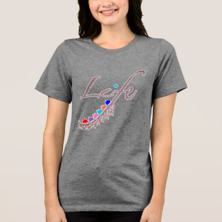 Colorful Life Roller Coaster Tri-Blend Shirt