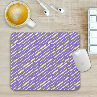 Colorful Lines Pattern Mouse Pad
