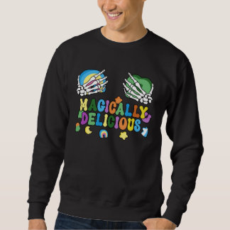Colorful Magically Delicious Sexy Shamrock St Patr Sweatshirt