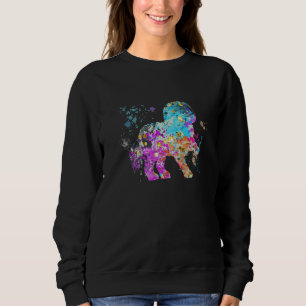 Colorful Maltese  Dog Malteses Sweatshirt