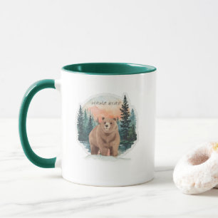 Colorful Mama Bear Forest Art Mug