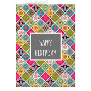 Colorful Mandala Moroccan birthday