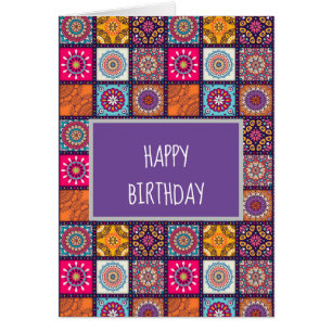 Colorful Mandala Moroccan birthday