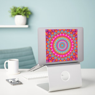 Colorful mandala vinyl sticker