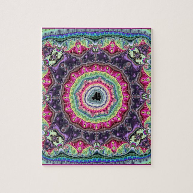 Colorful Mandelbrot  Jigsaw Puzzle (Vertical)