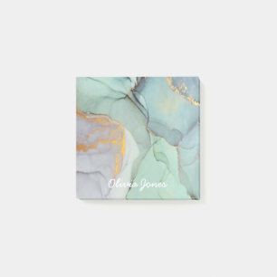 Colorful Marble Personalized Post-Its Post-it Notes