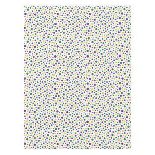 Colorful Mardi Gras polka dot Tablecloth