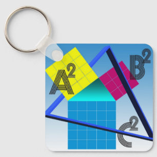 Colorful Mathematics Key Ring