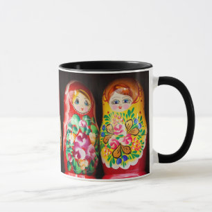 Colorful Matryoshka Dolls Mug