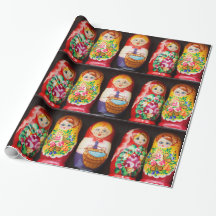 Colorful Matryoshka Dolls