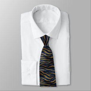 Colorful Mens Fashion Tiger Tie