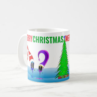 Colorful Merry Christmas Cartoon Coffee Mug