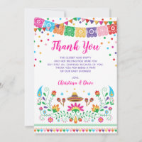 Colorful Mexican Fiesta Nacho Average Baby Shower