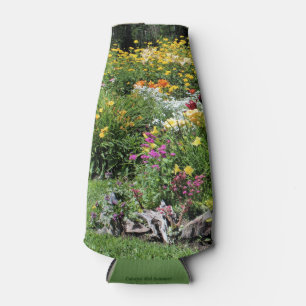 Colorful Mid Summer Gardens Bottle Cooler