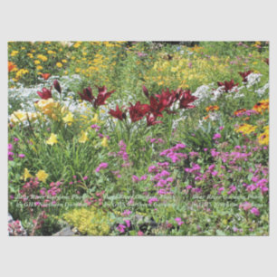 Colorful Mid Summer Gardens! Tissue Paper
